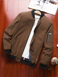 kkboxly Autumn New Casual Men's Jacket Men's Baseball Jacket Coat