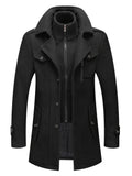 kkboxly Men's Winter Thick Warm Pea Coat Jacket: The Perfect Christmas Gift for Him!