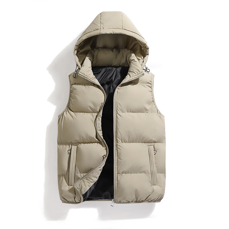 kkboxly Men's Cotton Hooded Puffer Vest Best Sellers