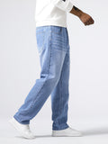 kkboxly Men Cat Scratch Straight Leg Jeans