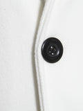 kkboxly Stay Warm and Stylish in This Men's Mid-Length Woolen Trench Coat Jacket