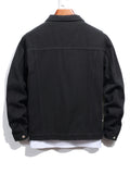 kkboxly  Original Design Men's Paint Denim Jacket