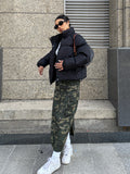kkboxly  High Neck Winter Wear Coat, Casual Long Sleeve Warm Outerwear, Women's Clothing