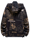 kkboxly  Spring Autumn Mens Casual Reversible Hoodie Jacket Men Clothes Men's Zip-up Windbreaker Coat Outerwear