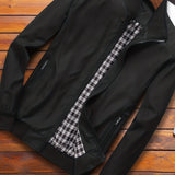 kkboxly  Men's Jacket Casual High Neck Zipper Jacket For Spring