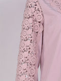 Women's T-Shirt Ruffle Sleeve Solid V-neck Blouses