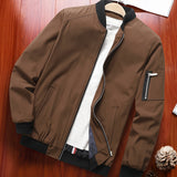 kkboxly Autumn New Casual Men's Jacket Men's Baseball Jacket Coat