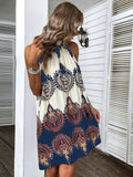 Kkboxly   Bohemian Halter Dress, Casual Every Day Dress For Summer & Spring, Women's Clothing