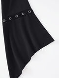 kkboxly  Tie Front V Neck T-Shirt, Casual 3/4 Sleeve Top For Spring & Fall, Women's Clothing
