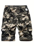 2025 kkboxly  Men's Plus Size Camo Shirt - Soft and Breathable Cotton Fabric, Perfect for Outdoor Activities and Gifts