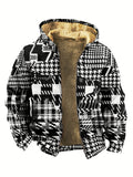 Ethnic Style Warm Fleece Hooded Jacket Coat For Fall Winter