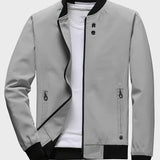 kkboxly Stay Stylish and Comfortable: Men's Casual Jackets With Zipper Pockets - Best Sellers!