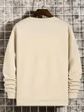 kkboxly  It's OK Print Trendy Sweatshirt, Men's Casual Graphic Design Crew Neck Pullover Sweatshirt For Fall Winter