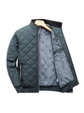kkboxly  Men's Warm Quilted Jacket For Fall Winter