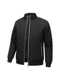 kkboxly Men's Warm Quilted Jacket For Fall Winter