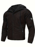 kkboxly Men's Hooded Jackets By Activity, Casual Zipper Pocket Jacket Coat For New Generation