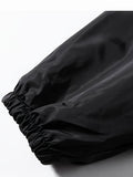 kkboxly  Men's Casual Hooded Windbreaker Jacket, Trendy Color Block Jackets By Activity