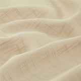 kkboxly 1pc Elegant Linen Semi Blackout Curtain - Enhance Privacy and Style with Grommet Top, Perfect for Bedroom, Living Room, and More