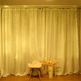 kkboxly Versatile USB-Powered LED Curtain Lights - Remote Controlled, 8 Modes for Christmas, Halloween, Valentine's Day & More - Perfect for Indoor Decor