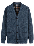 kkboxly  Men's V-neck Cardigan Casual Knit Jacket For Fall Winter Men Clothes Best Sellers