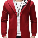 kkboxly  Men's Zip-Up Hooded Jacket, Regular Fit Hoodie For Sports, Running