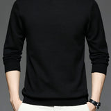 kkboxly  Men's Round Neck Pullover Knit Sweater Best Sellers