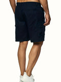 2025 kkboxly  Classic Design Loose Fit Shorts, Men's Casual Multi Pocket Cargo Shorts For Summer Outdoor Fitness