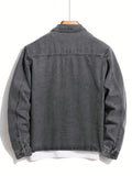 kkboxly  Men's Chic Zip Up Denim Jacket