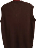 kkboxly  Men's Solid Knitted Sleeveless Sweater , Casual V Neck Vest For Outdoor Activities