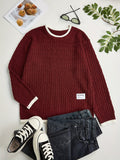 kkboxly  Men's Thermal Casual Knitted Pullover Sweater