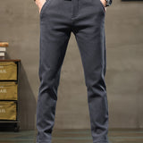 kkboxly kkboxly Men's Semi-formal Skinny Pants For Fall Winter Business