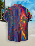kkboxly  Men's Paisley Art Inspired Short-Sleeved Shirt Best Sellers