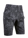 kkboxly Men's Camo Cargo Shorts: Military-Style for Running, Workouts & Sports