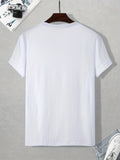 kkboxly Whales Print T Shirt, Tees For Men, Casual Short Sleeve T-shirt For Summer