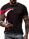 Men's Cycling Sports T-Shirt - Stylish Round Neck Design for Comfortable and Active Lifestyle