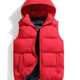 kkboxly Men's Cotton Hooded Puffer Vest Best Sellers