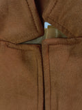 Men's Casual Button Up Blazer, Retro Solid Color Jacket For Fall Winter