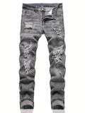 kkboxly  Men's Skinny Fit Ripped Stretch Slim Fit Jeans Pants