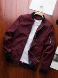 kkboxly Autumn New Casual Men's Jacket Men's Baseball Jacket Coat