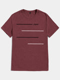 kkboxly  'Legend' Round Neck Graphic T-shirts, Causal Tees, Short Sleeves Comfortable Tops, Men's Summer Clothing