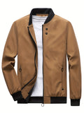 kkboxly Stay Stylish and Comfortable: Men's Casual Jackets With Zipper Pockets - Best Sellers!