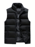 Men's Thermal Vest Sleeveless Jacket Trendy And Warm For Winter Autumn
