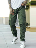 kkboxly  Men's Relaxed Loose Cargo Pants With Pockets
