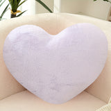 Charming Love Heart Throw Pillow - Cozy & Washable Home Decor Cushion, Perfect for All Seasons