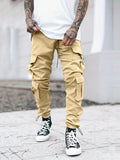 kkboxly  Men's Relaxed Loose Cargo Pants With Pockets