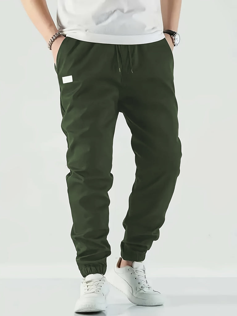 kkboxly  Classic Cargo Pants, Men's Multi Flap Pocket Trousers, Loose Casual Outdoor Pants, Men's Work Pants Outdoors Streetwear Hiphop Style
