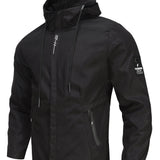 kkboxly Men's Hooded Jackets By Activity, Casual Zipper Pocket Jacket Coat For New Generation