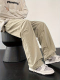 kkboxly  Men's Casual Loose Fit Joggers, Chic Street Style Pants