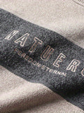 Letter Pattern Knitted Sweater, Men's Casual Warm Slightly Stretch Crew Neck Pullover Sweater For Men Fall Winter
