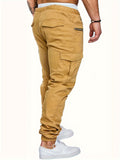 kkboxly  Trendy Cargo Pants, Men's Multi Flap Pocket Trousers, Loose Casual Outdoor Pants, Men's Work Pants Outdoors Streetwear Hiphop Style